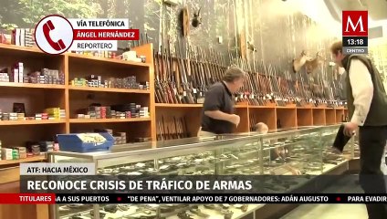 EU reconoce tráfico de armas hacia México