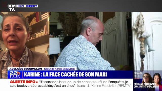Disparition de Karine Esquivillon: Je prie pour que Michel n'ait rien fait à ma sœur, mais il y a un passé lourd qui se dessine , pour Adélaïde Esquivillon, sœur de la femme disparue en Vendée
