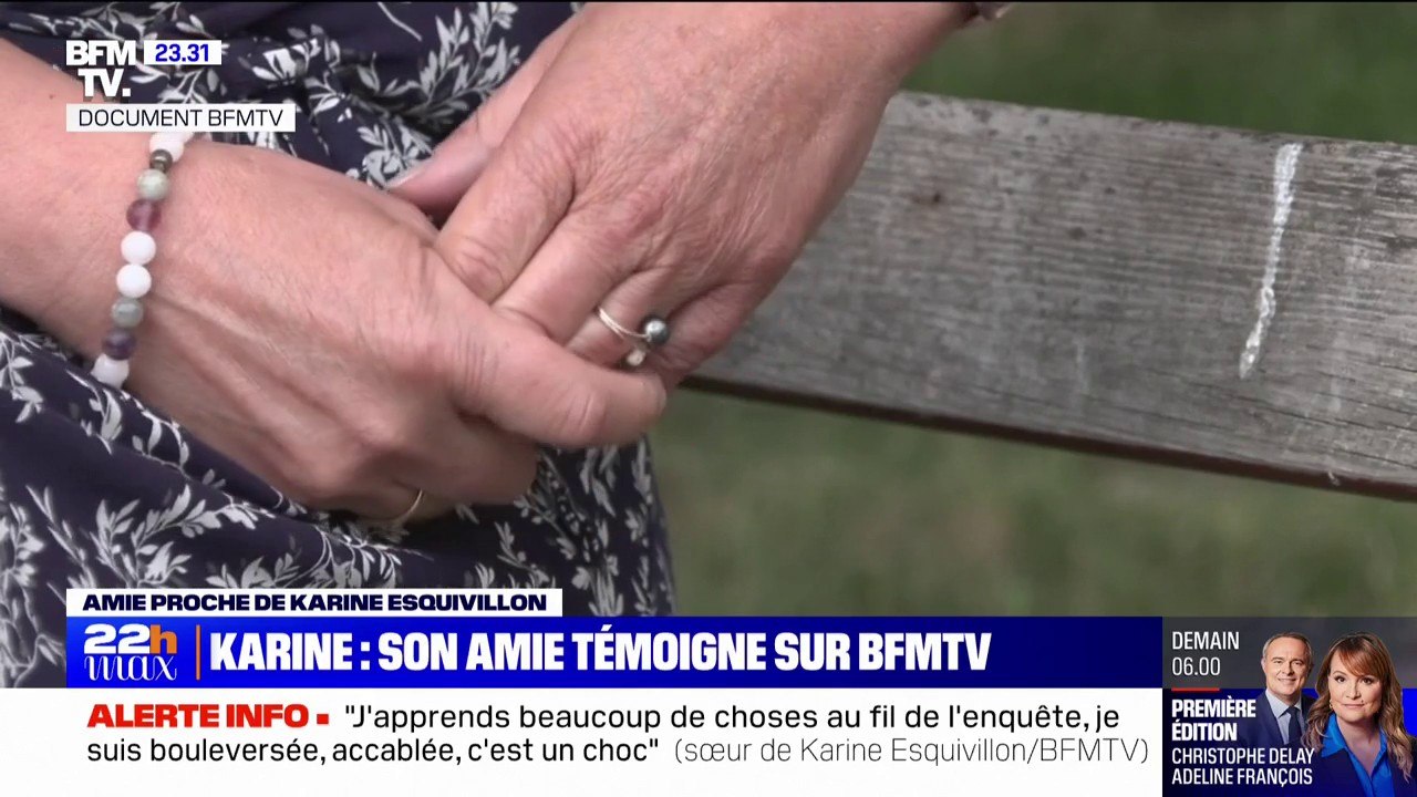 Disparition de Karine Esquivillon: "C'est le couple formidable que tout le monde aurait voulu avoir", une amie de Karine témoigne sur BFMTV