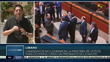Parlamento libanés fracasó en segunda convocatoria para elección de próximo presidente de la nación