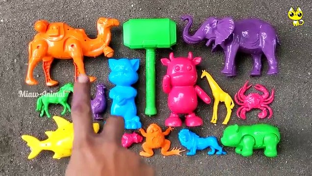 Membersihkan bebek angsa singa gajah orang utan kumbang kepiting sapi harimau panda kuda zebra