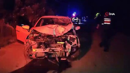 Otomobille çarpışan motosikletin sürücüsü öldü, yakınları otomobil sürücüsünü linç etmek istedi