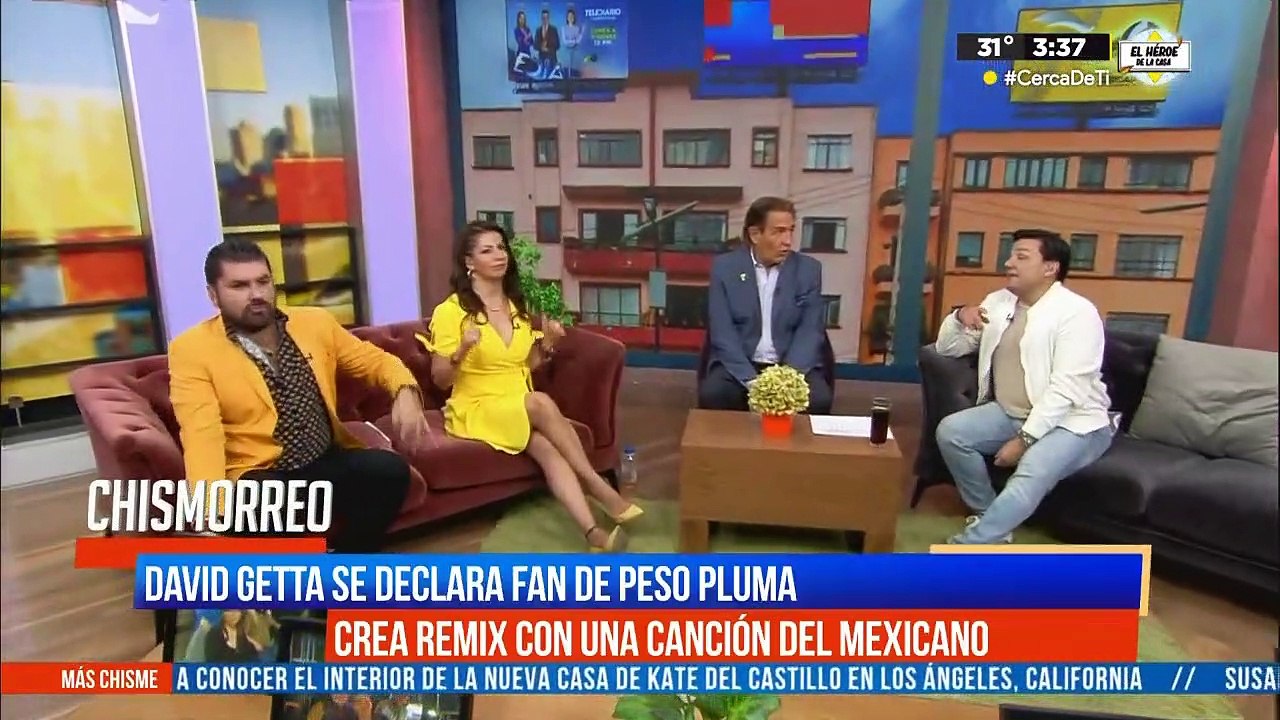 David Getta se declara fan de 'Peso Pluma'