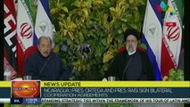 Nicaraguan and Iranian presidents sign bilateral cooperation agreements