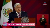 López Obrador intentó convencer a ministros para que Guardia Nacional formara parte de Sedena