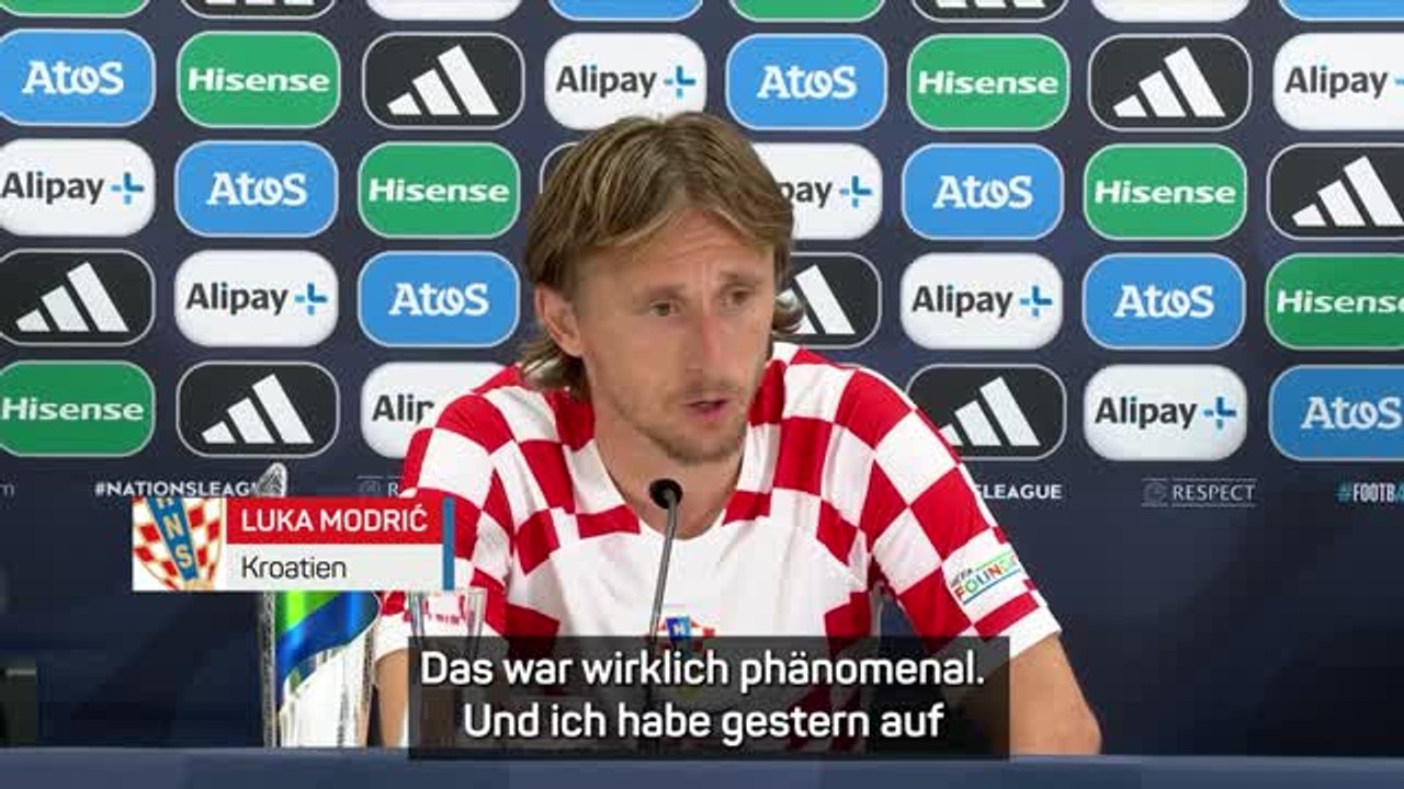 Modric über die Fans: 'Konnte es nicht glauben'