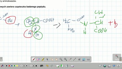 Ustalanie wzoru peptydu ZADANIE 32 CKE P̶R̶Z̶E̶C̶I̶E̶K̶ M̶A̶J̶ 2022 MARZEC.#chemia #chemistry