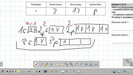 Liczby kwantowe i amfoteryczność. ZADANIE 1,2 i 3 CKE 2022 MARZEC. do tablicy. #chemia #chemistry