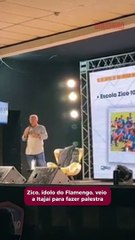Zico veio a Itajaí para fazer palestra