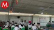 Niños sufren el calor en escuela de lámina en Chiapas