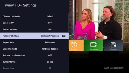 How to switch IPTV decorder mode?