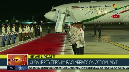 President of Iran arrives in Cuba on official visit