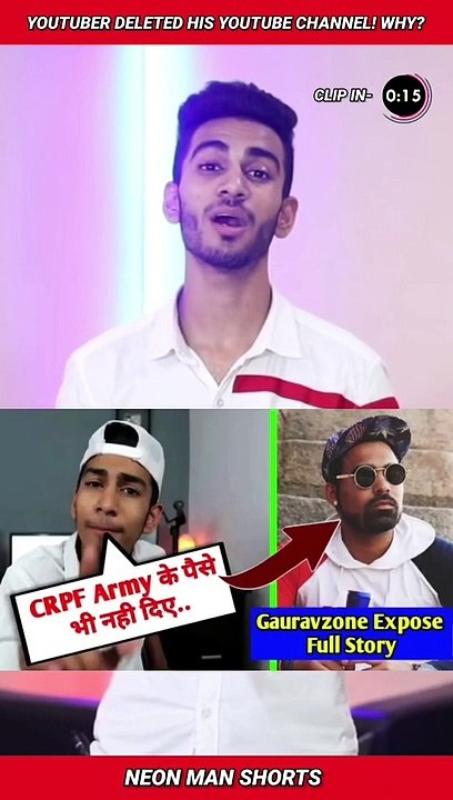 YouTuber DELETED his CHANNEL! Why? | Andy Gujjar Channel Delete News Shorts Facts #shorts