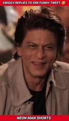 Download Video: Swiggy Reply Shah Rukh Khan Funny Tweet| Shah Rukh Khan SRK News #shorts