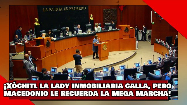 ¡VEAN! ¡Xóchitl la lady inmobiliaria calla, pero Salgado Macedonio le recuerda la Mega Marcha!