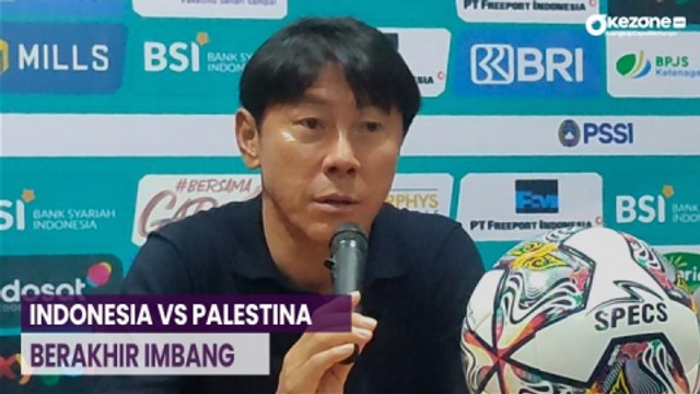 Laga Timnas Indonesia vs Palestina Berakhir Imbang Skor Kacamata