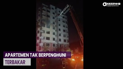 Apartemen Kosong di Surabaya Terbakar, Api Diduga dari Percikan Tukang Las