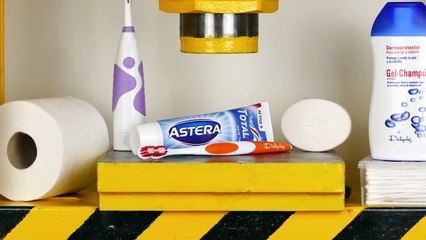 Toilet Paper and Hydraulic press!