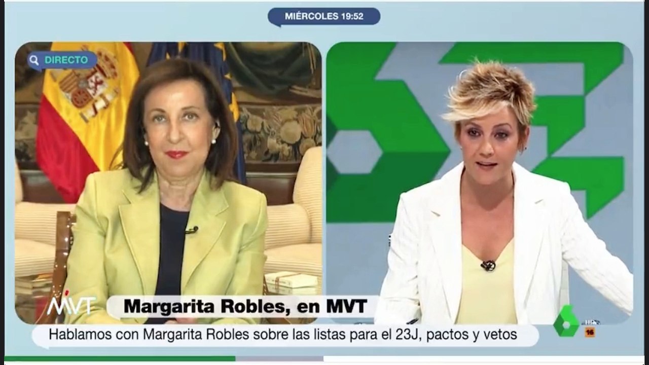 Cristina Pardo hace una pertinente pregunta sobre VOX y Bildu que deja titubeando a Margarita Robles