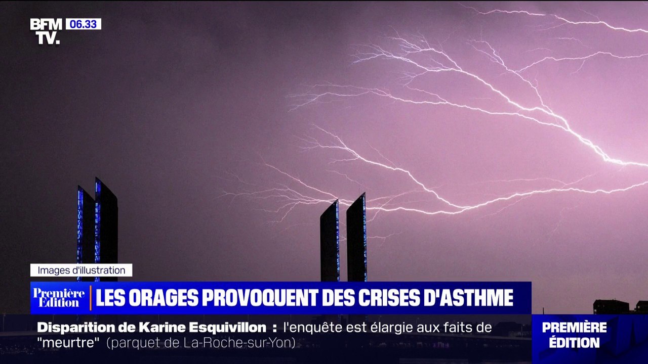 Pourquoi les orages peuvent provoquer de sérieuses crises d'asthme