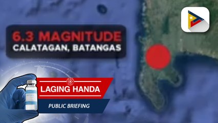 Panayam kay Philvocs Officer-in-Charge Dr. Teresito Bacolcol