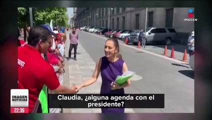 Sheinbaum se reúne con López Obrador para hablar de los trenes de la zona metropolitana