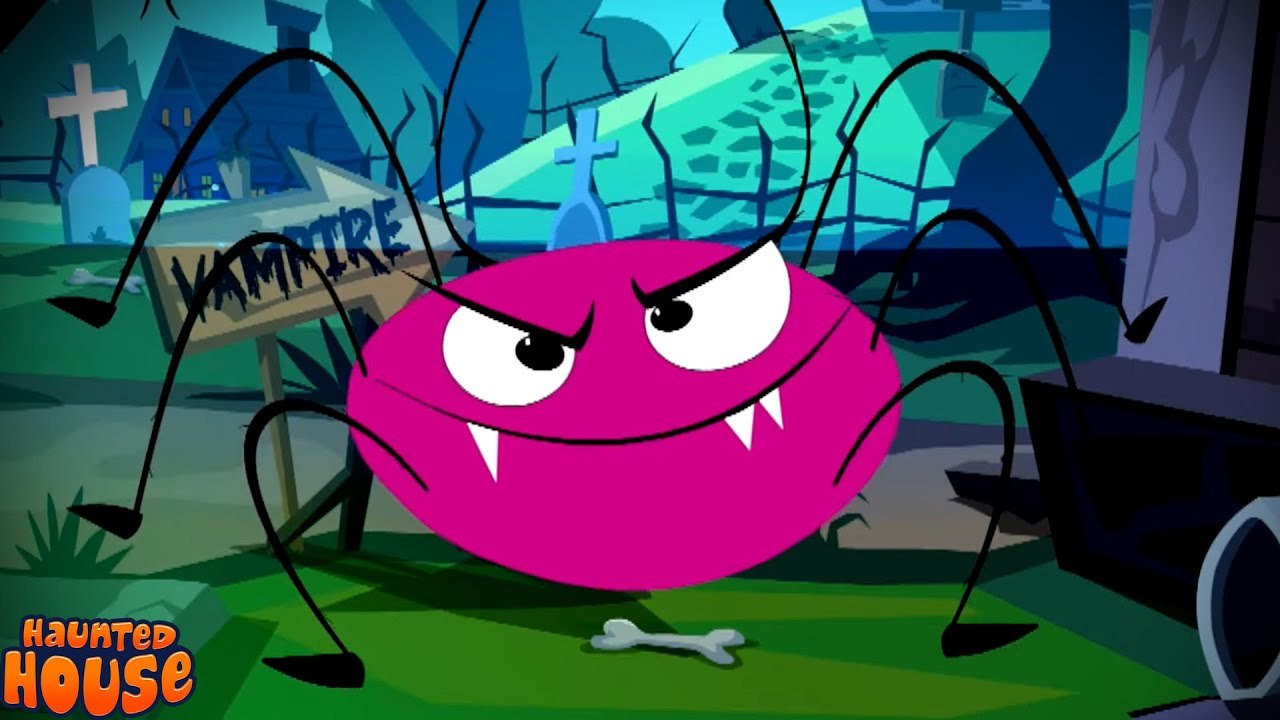 Spooky Incy Wincy Spider, Scary Nursery Rhyme For Children