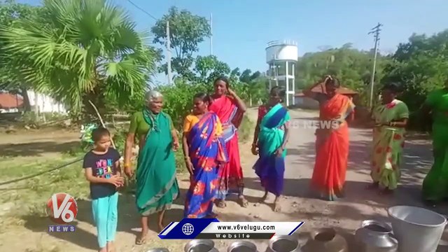 Women Protest Against Drinking Water Problems | Rajanna Sircilla | V6 News