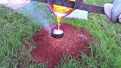 What Happens When You Pour Liquid Aluminum In Ant Nest!