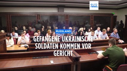 Ukrainische Asow-Kämpfer kommen in Russland vor Gericht