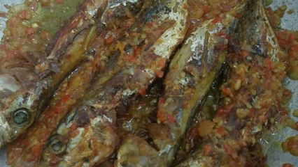 spicy fish sauce/Sambal ikan berlada