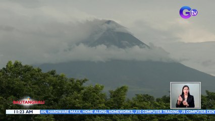 PHIVOLCS: 306 rockfall events at 2 volcanic quakes, naitala ng Mayon sa nakalipas na 24 oras | BT