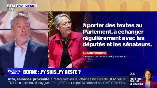 ÉDITO - Remaniement: pourquoi Élisabeth Borne réfute l'idée d'une coalition avec la droite