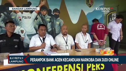 Perampok Bank Agen Kecanduan Narkoba dan Judi Online