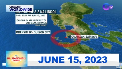 Balitanghali Express: June 15, 2023