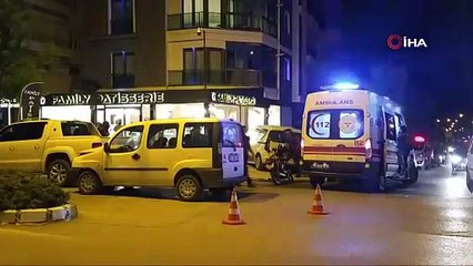 Kontrolden çıkan araç park halindeki kamyonete çarptı: 1 yaralı