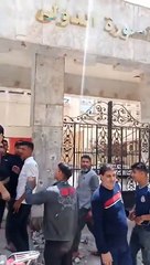 لحظة نقل جثمان محمد عادل قاتل نيرة أشرف بعد إعدامه