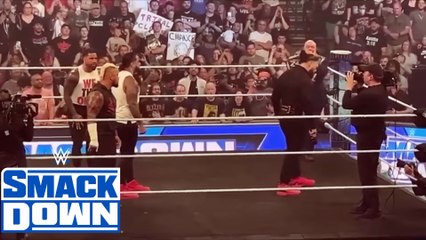 Jimmy Uso attacks Roman Reigns during WWE Smackdown 6/2/23