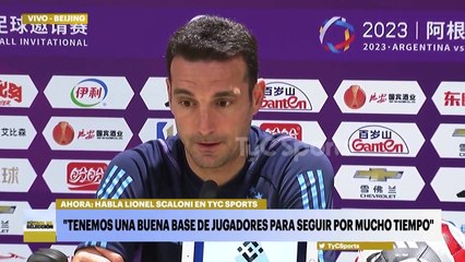 Scaloni : “L’important est que Messi se sente bien”