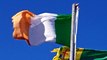 The Irish tricolour national flag