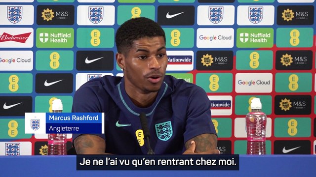 Rashford : “Les gens disent ce qu'ils veulent