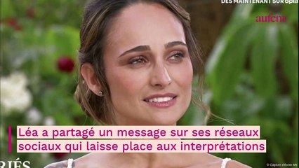 Download Video: Mariés au premier regard : Léa poste un message cryptique qui fait réagir ses followers