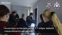 Avustralya ve Kanada polisi, 1.7 milyar dolarlık metamfetamin ele geçirdi