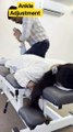 ankle adjustment Chiropractic treatment #shortsfeed #shortfeed #chiropractorinindia