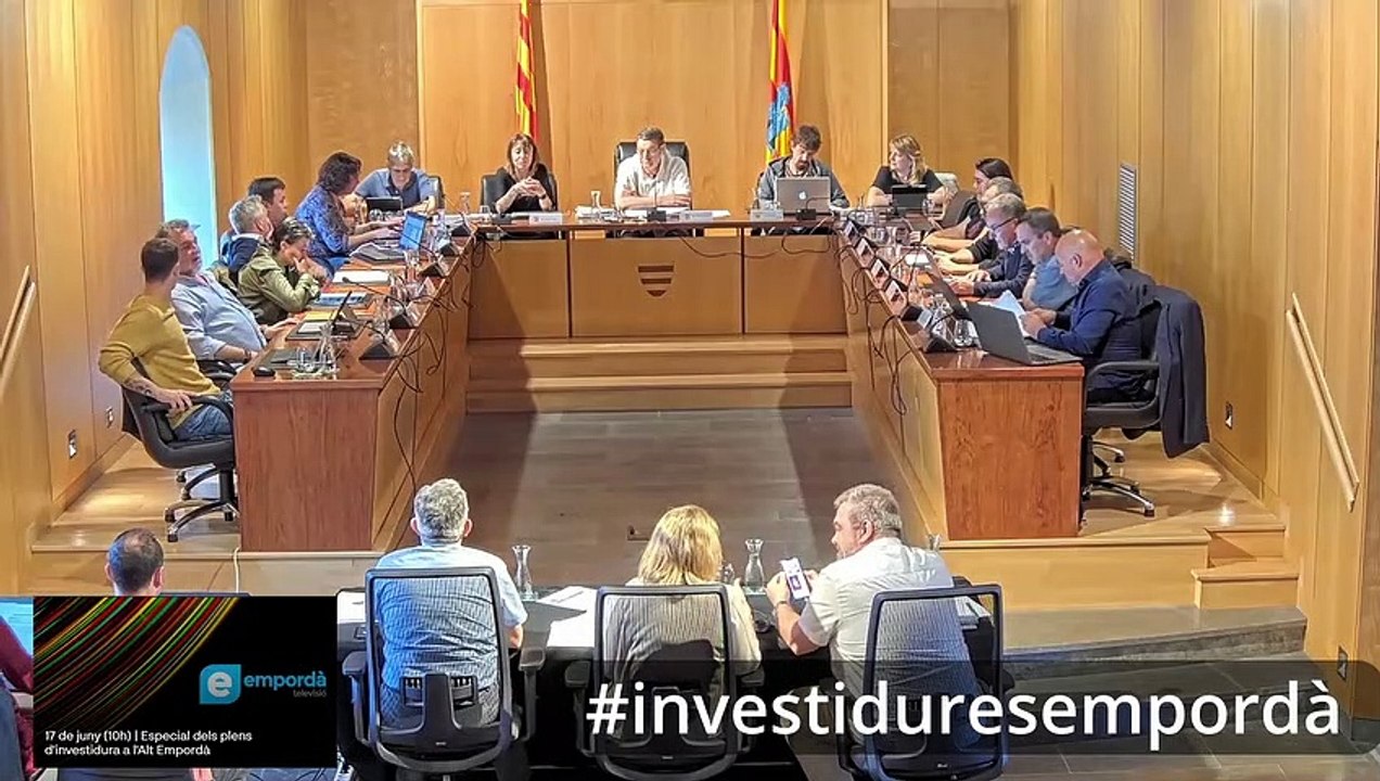 Empordà Televisió ofereix una cobertura en directe dels plens d'investidura de cinc municipis de la comarca