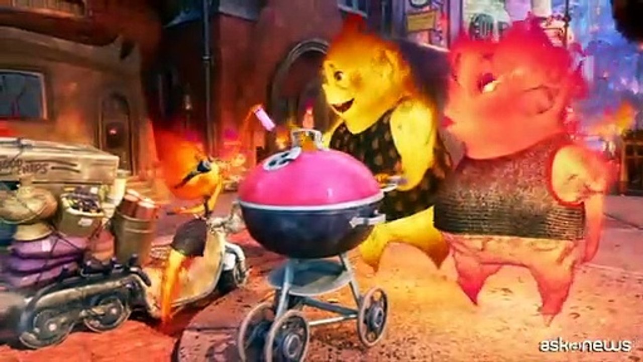 "Elemental", fuoco e acqua uniti dall'amore nel film Disney Pixar
