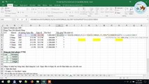 46.Học Excel từ cơ bản đến nâng cao - Bài 46 hàm Vlookup Left IF Sum Countifs min max and date