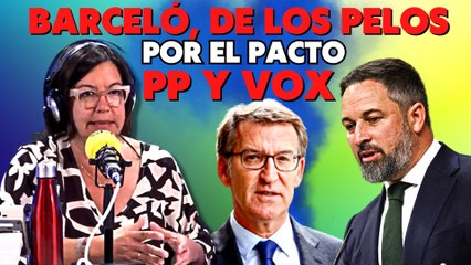 Àngels Barceló inunda de bilis el estudio de la SER ante el pacto PP-VOX en Valencia: “¡Es terrorismo!”