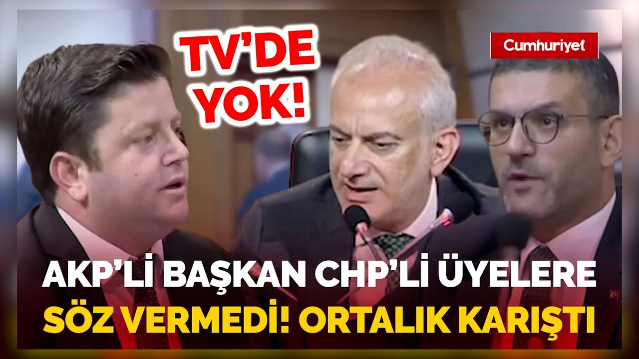 Mecliste yüksek gerilim: AKP'li başkan söz vermedi CHP'li üyeler salonu terk etti