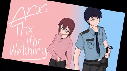 Ann and Security Guard - [(Speed Paint - SAI - Ann)]